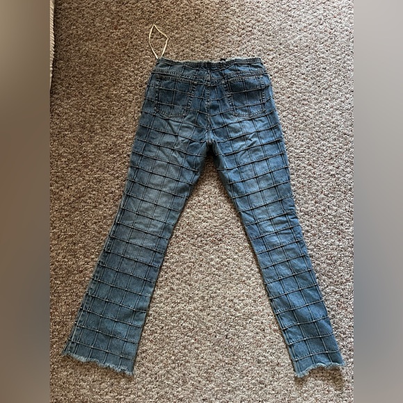 Patchwork Ralph Lauren jeans, size 6 fits like a XXS or XS super rare - Picture 3 of 5